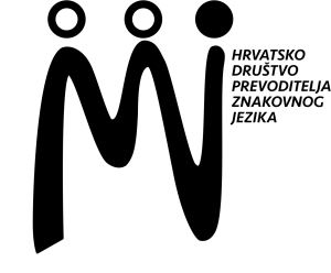 Logo Croatian Association of Sign Language Translators