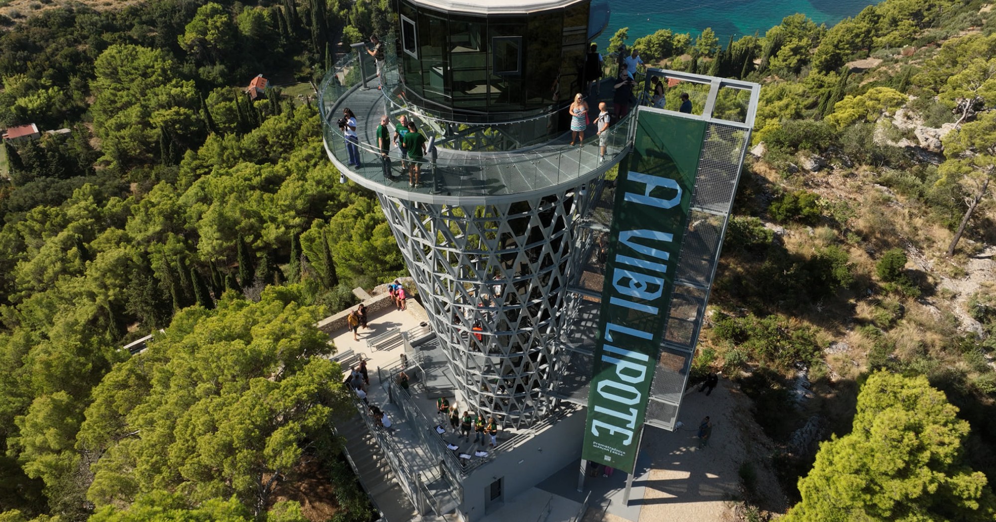 Marjan Hill observation deck in Split 