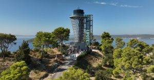 Marjan Hill observation deck in Split