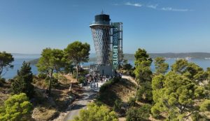 Marjan Hill observation deck in Split