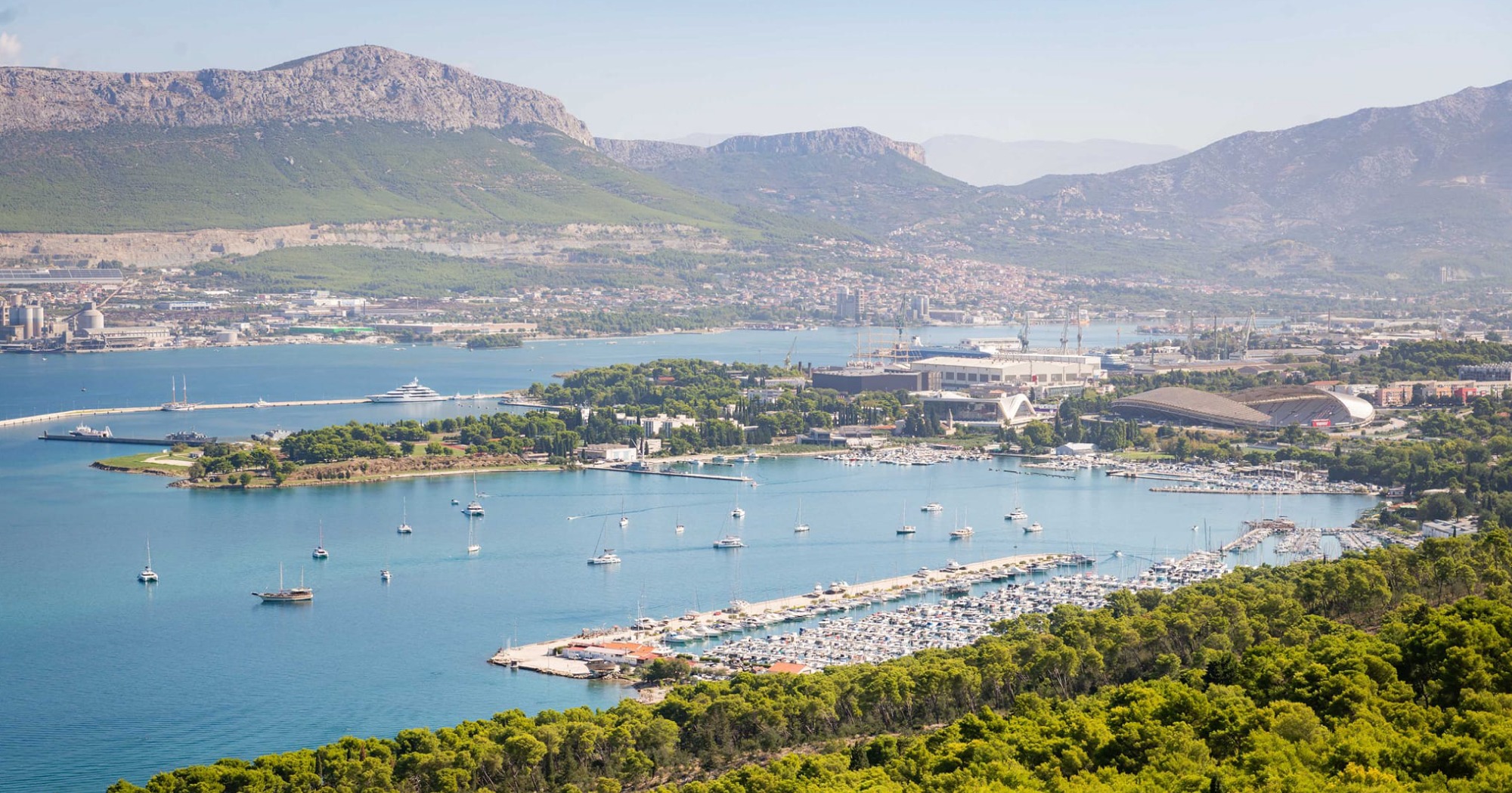 Marjan Hill observation deck in Split 