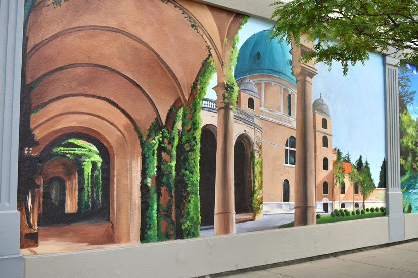 Mural of Mirogoj in Chicago