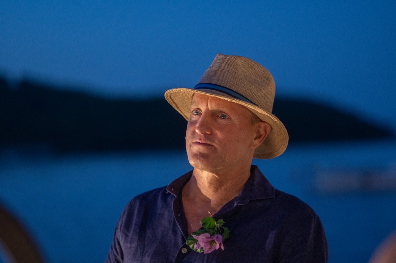 Woody Harrelson non the Croatian island of Vis