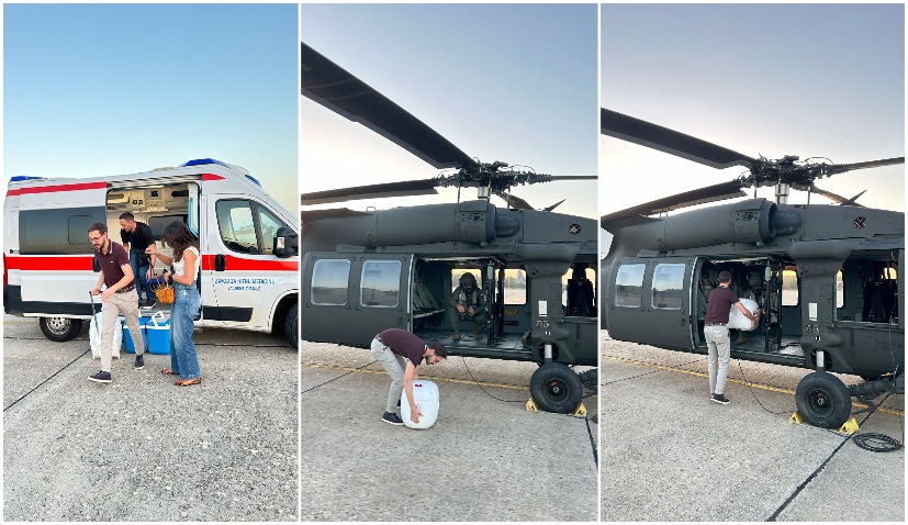 Croatian Air Force Black Hawk Transports Heart for Critical Transplant