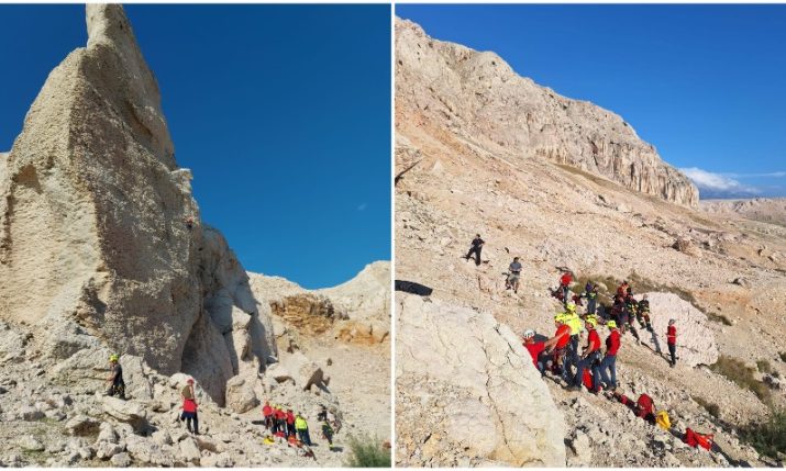 Foreign national dies during Croatian island cliff climb