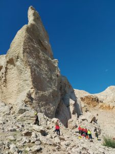 Beritnica Beach on the Croatian island of Pag cliff person rescued