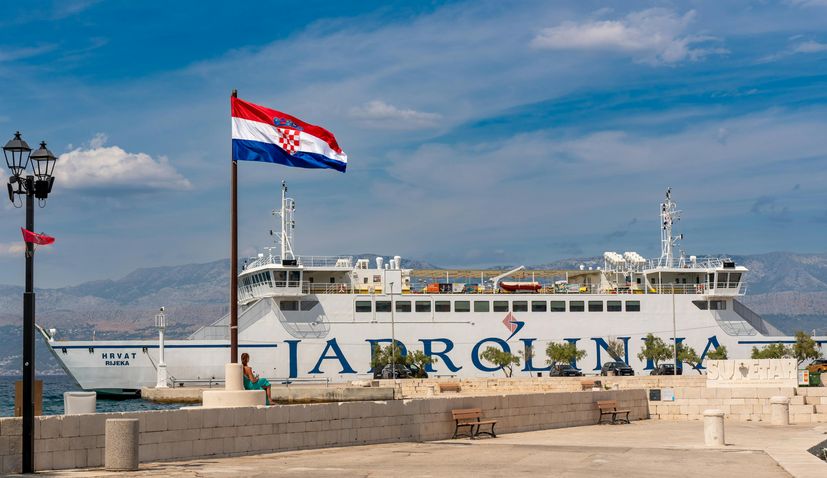 Jadrolinija ship in Croatia