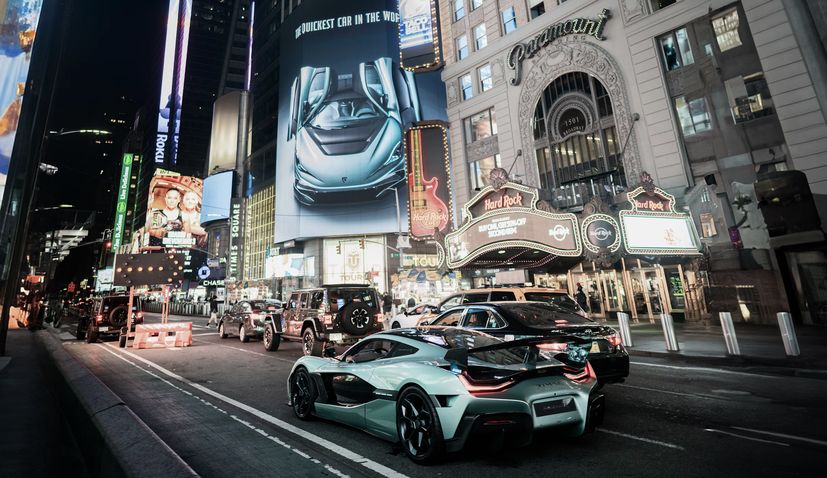 Rimac Nevera R makes New York City debut