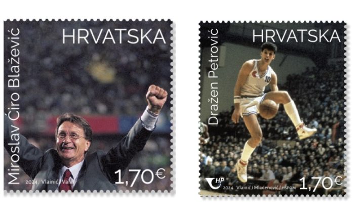 Croatia’s late sports legends get their own stamps