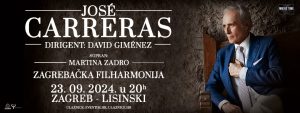 José Carreras poster for Zagreb concert