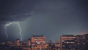 Zagreb thunder and lightning