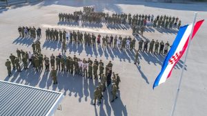 voluntary military training at the Basic Military Training Battalion of the “Fran Krsto Frankopan” Training and Doctrine Command of the Croatian Army in Požega.