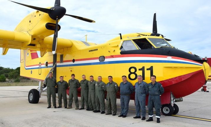 Croatian aircraft in Greece to help fight wildfires