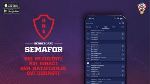 Semafor app from HNS Croatian football