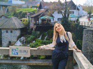 Paulina Mlinarić in Slunj-Rastoke