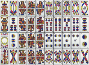 Italian deck of cards for briškula