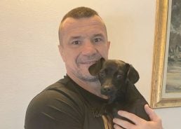 Cro Cop shows soft side and saves stray dog