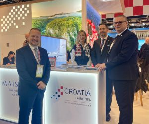 Kristjan Staničić, direktor Hrvatske turističke zajednice Slaven Žabo, direktor komercijalnih poslova Croatia Airlinesa Tonči Glavina, ministar turizma RH