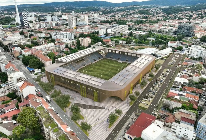 new stadium in Kranjčevićeva street