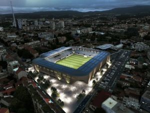 new stadium in Kranjčevićeva street