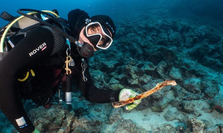 PHOTOS: Ancient human bone discovered off Croatian island of Vis