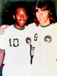 Pele and Mark Liveric