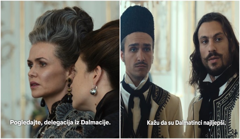 “Dalmatian men are the most handsome” popular Netflix series dashing delegation scene