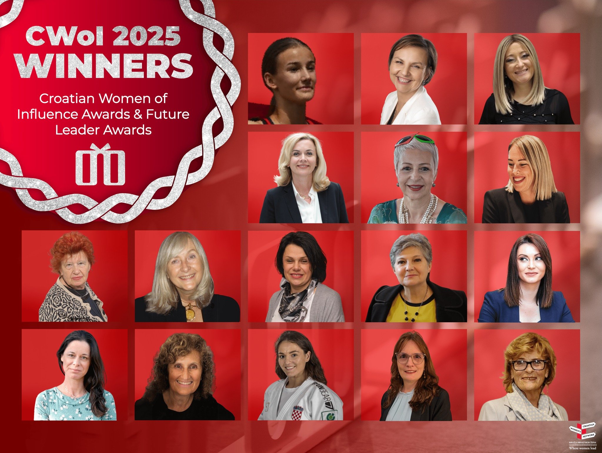 2025 Croatian Women of Influence and Future Leader award winners