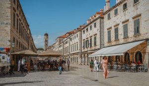 Dubrovnik and Stradun main street