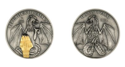 Croatian bank issues special €6 ‘Trsat Dragon’ coin