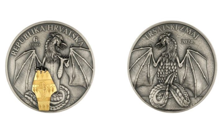 Croatian bank issues special €6 ‘Trsat Dragon’ coin