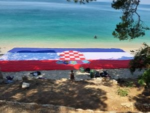 Croatian flag guiness record