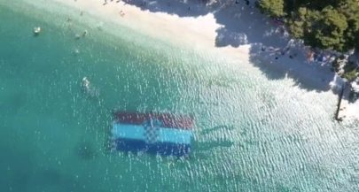 Guinness world record underwater flag gifted to home of Croatian football