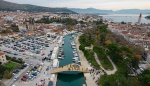 Pedestrian bridge Trogir