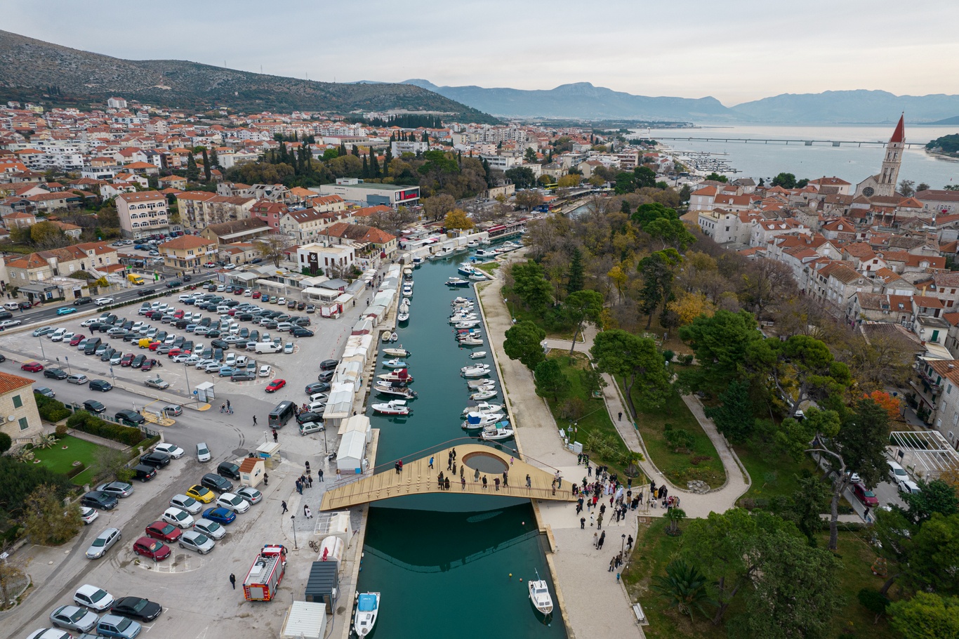 Pedestrian bridge Trogir