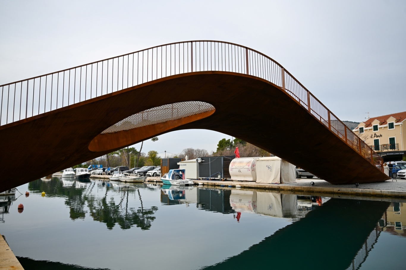 Pedestrian bridge Trogir