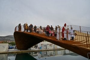 Pedestrian bridge Trogir