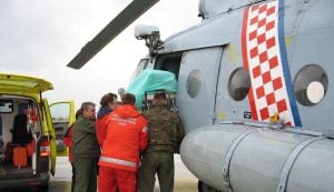 Croatian Air Force saves newborn's life