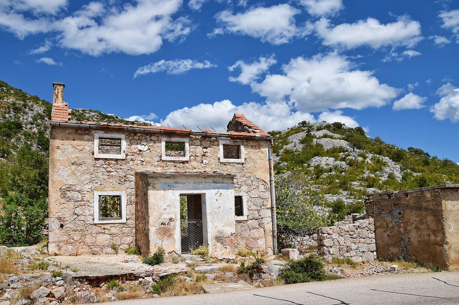 The childhood home of Luka Modrić 