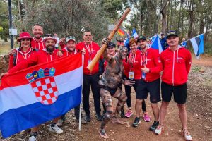 Opening of the World Team Disc Golf Championship in Australia