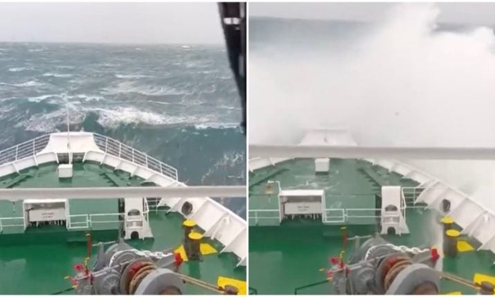 VIDEO: Watch Croatia’s largest ferry battle 6-metre waves