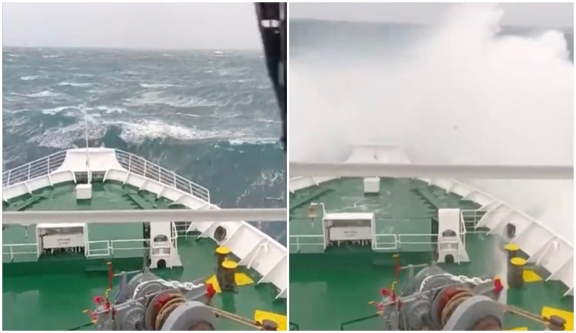 VIDEO: Watch Croatia’s largest ferry battle 6-metre waves