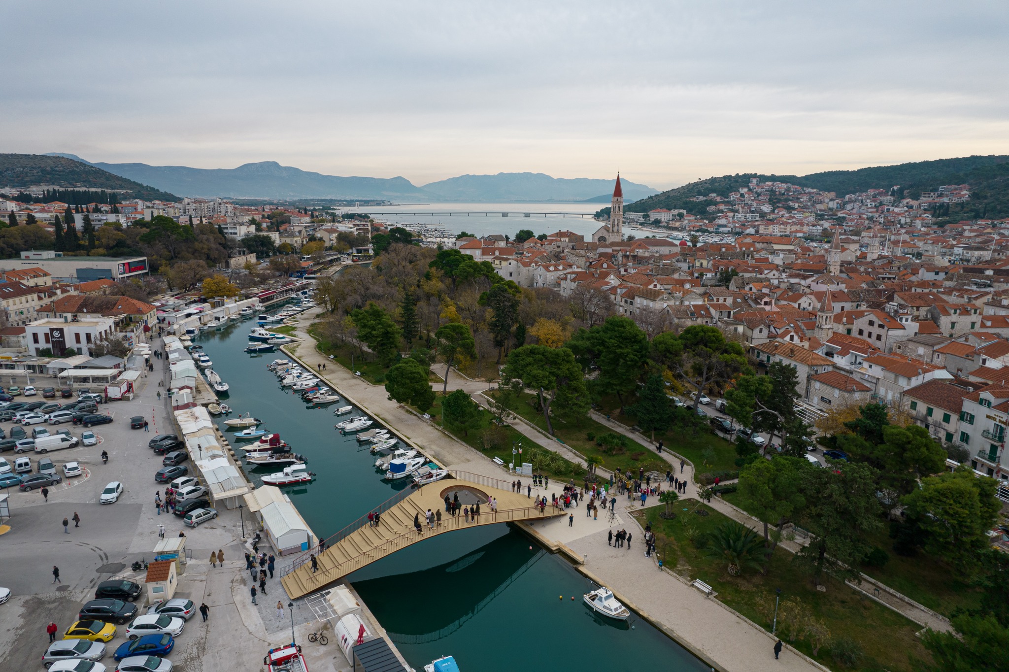 Pedestrian bridge Trogir