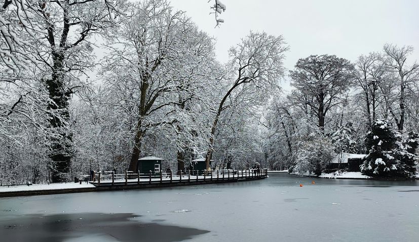 Maksimir park zagreb winter