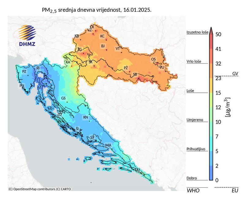 croatia air quality