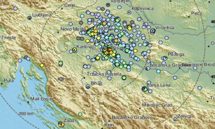 Strong 4.0 magnitude earthquake rattles central Croatia